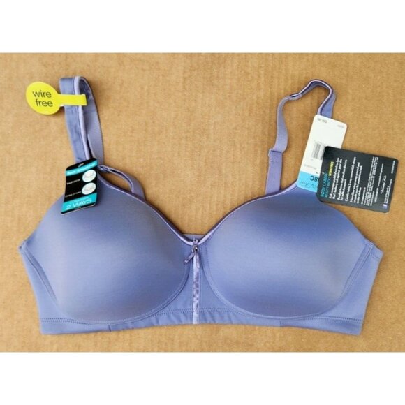 Vanity Fair Body Caress Beauty Back Convertible WireFree Bra 38C - Picture 1 of 12